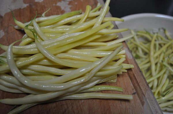 Cut Pole Beans